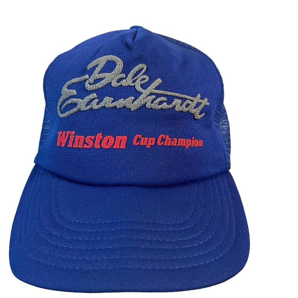 Dale Earnhardt Winston Cup Champion Vintage Trucker Hat Cap